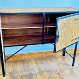 bamboo and ironwork buffet 1950 - 60