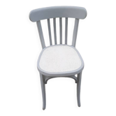 Chaise bistrot en bois peint