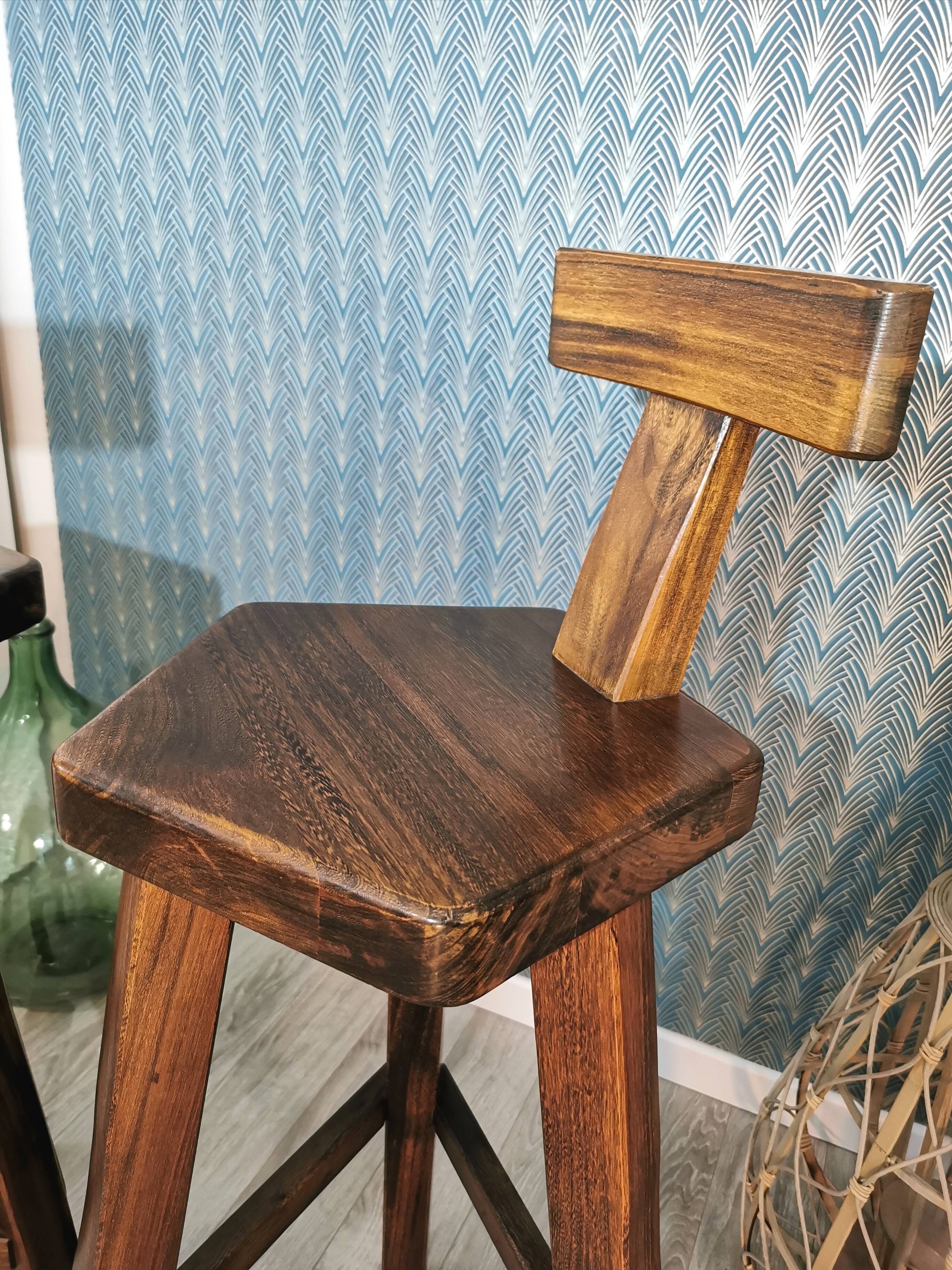 Pair of high stools