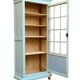 Antique celadon glass Parisian wardrobe H162