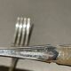 Table Knife Fork Silver Plated Set of Cutlery 37 England Antique Art Deco