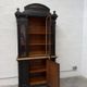 19th-century shop display cabinet in solid oak