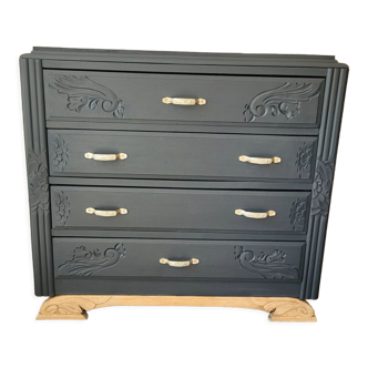 Vintage art deco chest of drawers