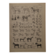 Lithographie originale sur le cheval