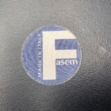 CHairs leather blue Italian Design Giancarlo Vegni