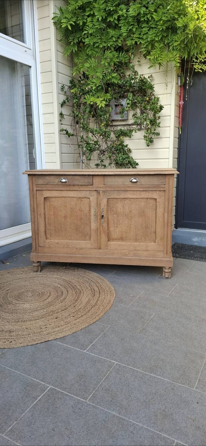 Renovated old oak sideboard