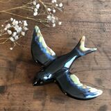 Black ceramic swallow