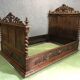 Henry II oak bed - early 20th