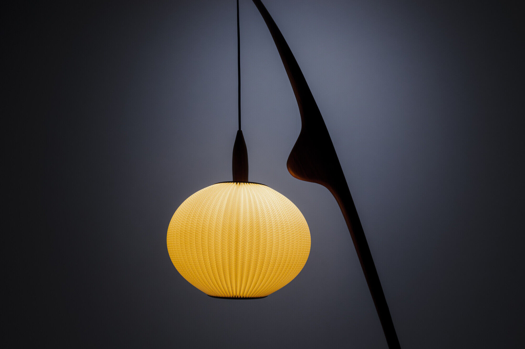 Floor lamp Praying Mantis by Rispal, France, 1950s