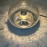 Bubble glass lamp vintage design 70 years
