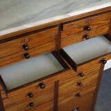 Antique dental practice in mahogany and marble Amsterdam around 1920