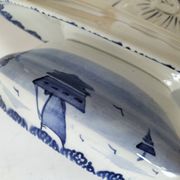 Légumier A. Lebacqz & M. Bouchart décor marine