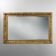 Grand miroir mural en chêne baroque rustique français, vers 1850