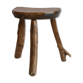 Brutalist tripod stool