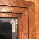 Mirror art deco wood 56/34 cm