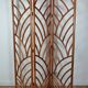 Bamboo and rattan screen