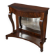 Mahogany console, Restoration period – first part of the 19th century.