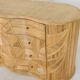 Commode « feuilles » en rotin