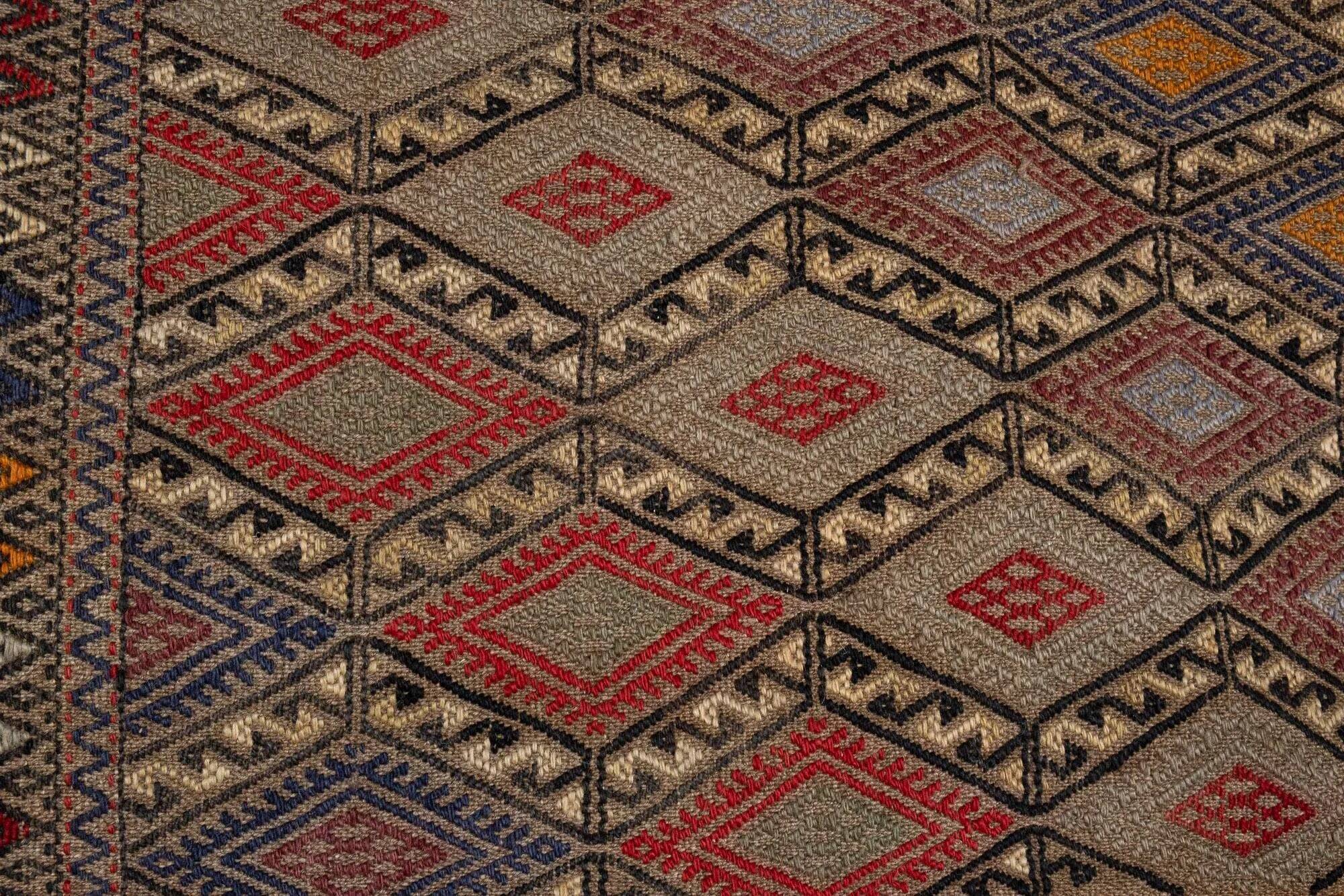 Vintage Turkish hallway rug 52x420 cm
