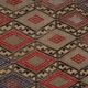 Vintage Turkish hallway rug 52x420 cm