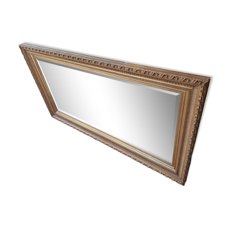 Very large gilded wood mirror