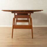 Convertible coffee table by Trioh in teak, Denmark