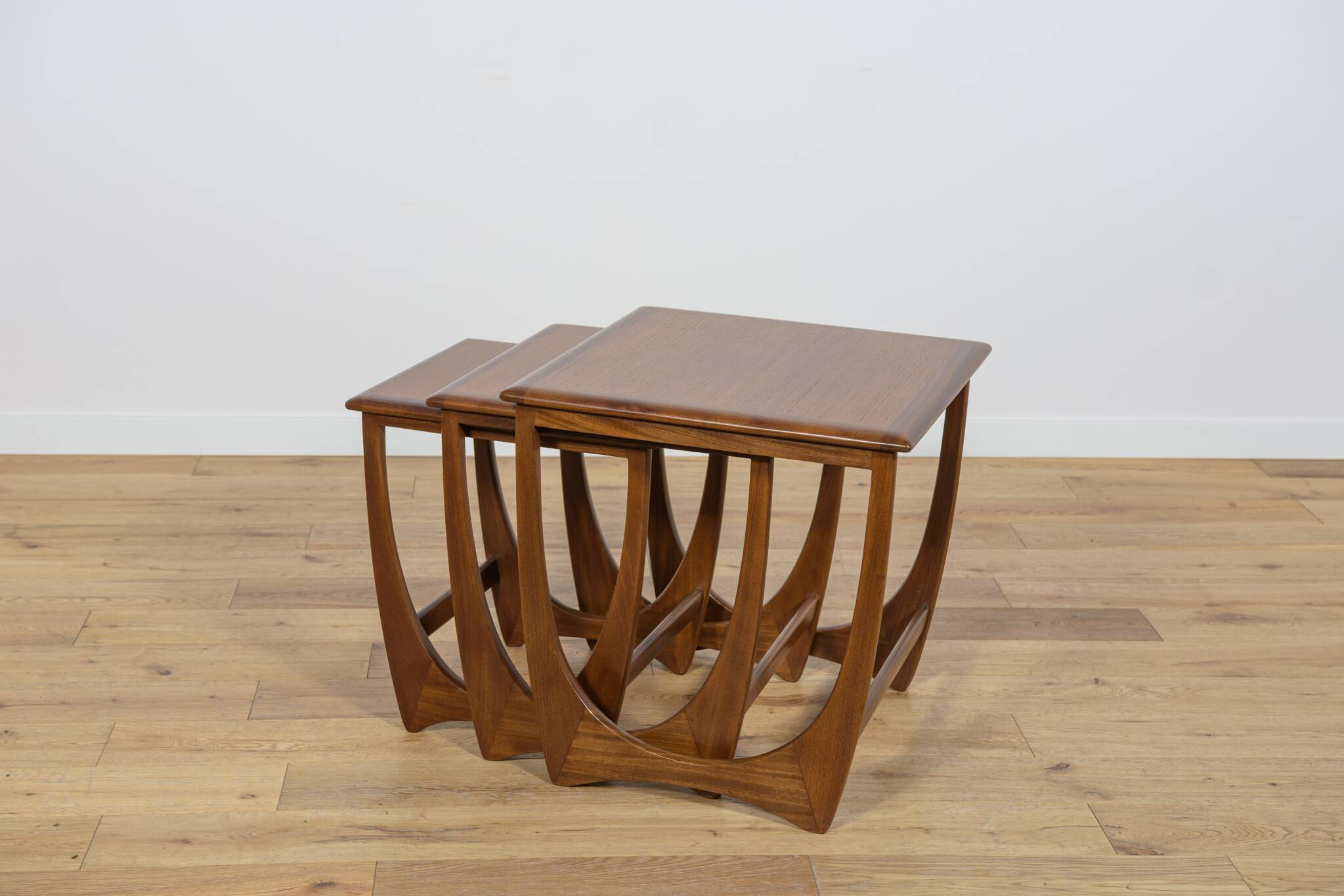 Mid-Century Teak Nesting Tables by V. Wilkins for G-Plan, United Knigdom, 1970s, Set of 3
