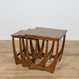 Mid-Century Teak Nesting Tables by V. Wilkins for G-Plan, United Knigdom, 1970s, Set of 3