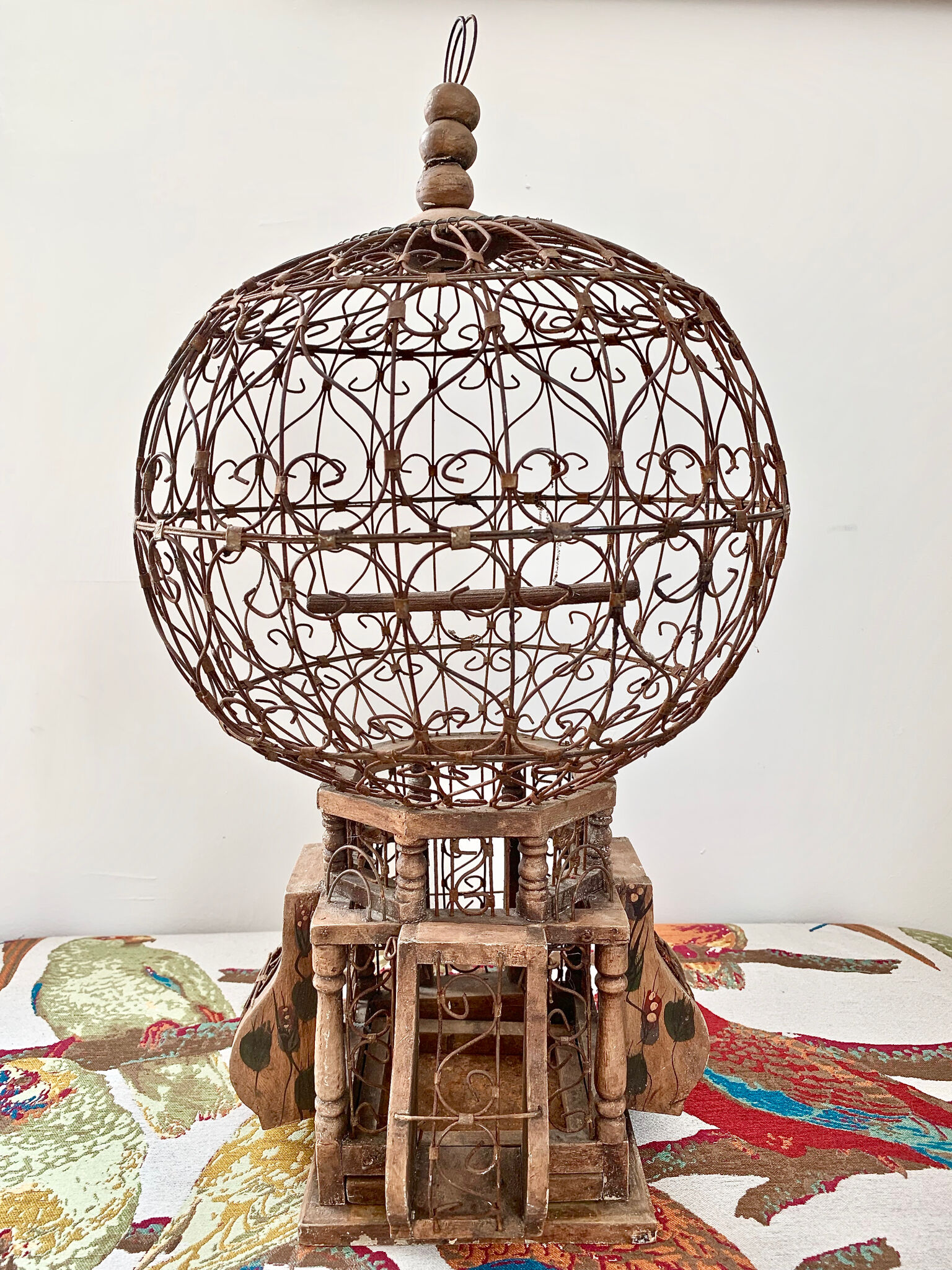 Vintage bird cage