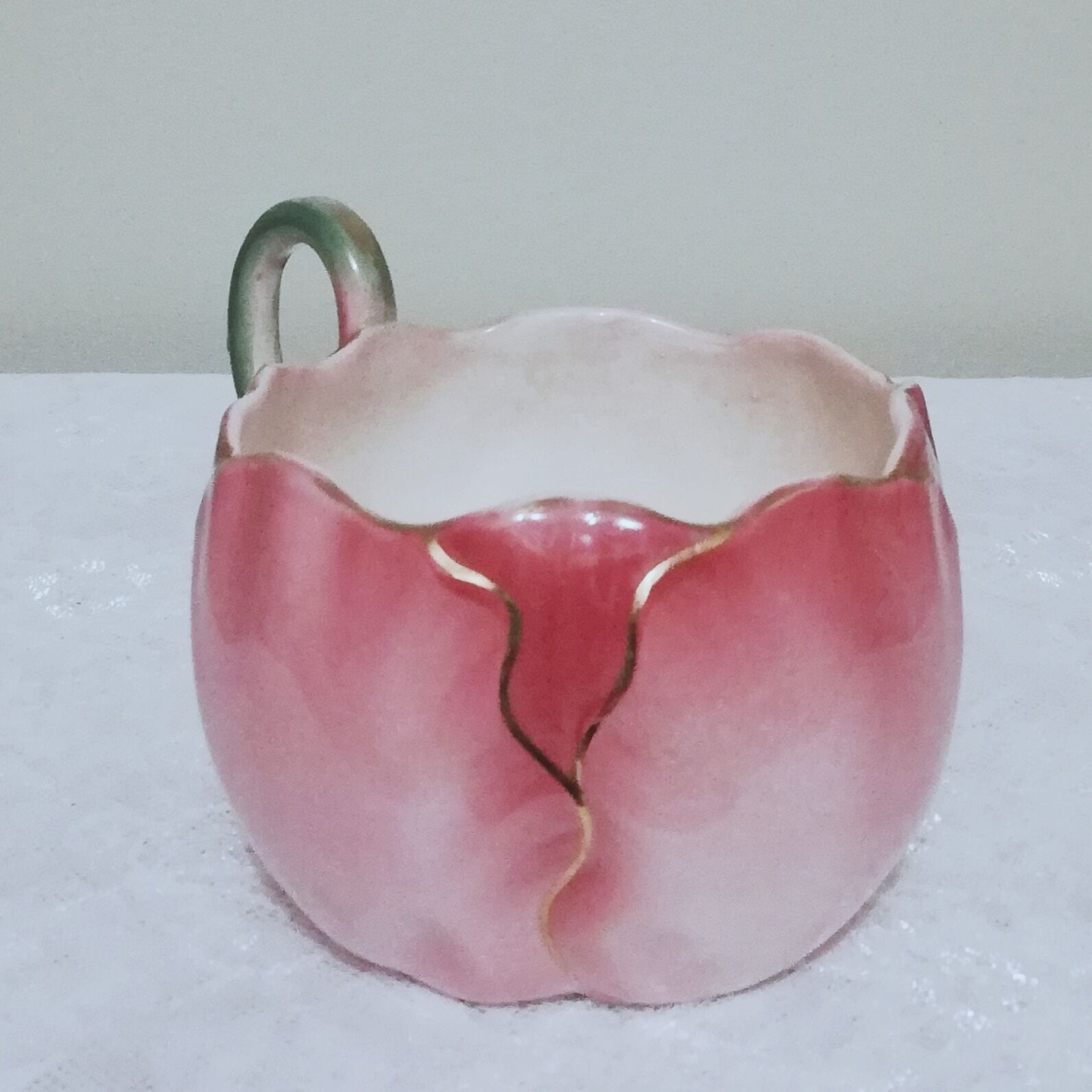 Slip cup signed Lunéville