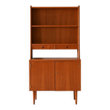 Bookcase with drawers and storage compartment