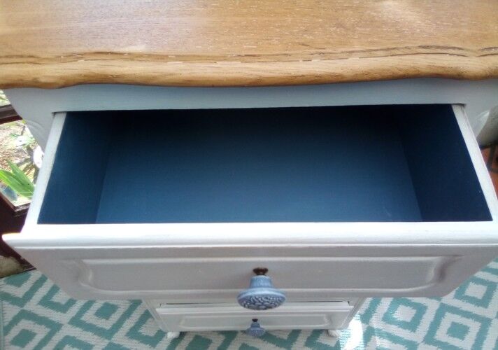 Commode chêne massif patiné