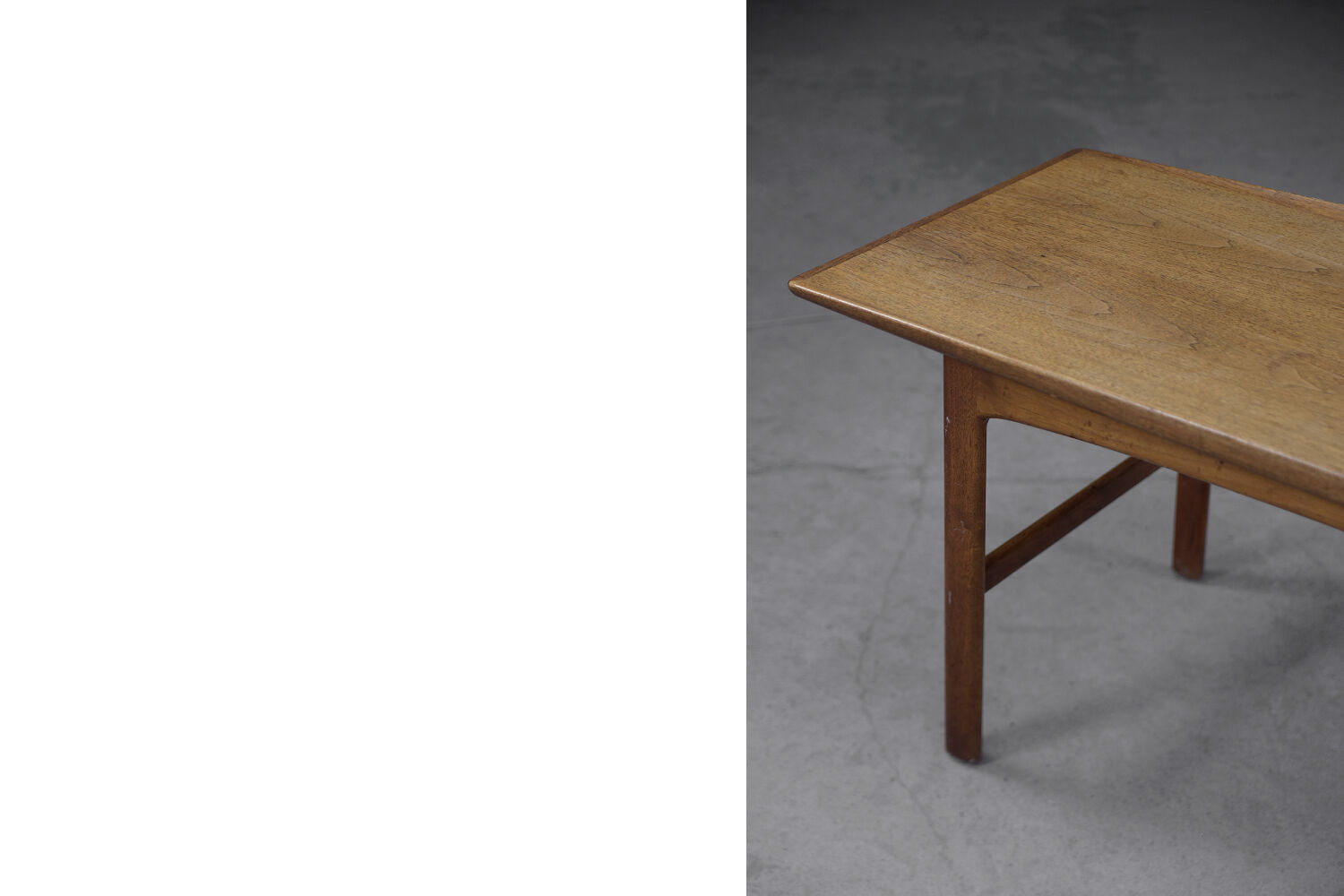 Table basse scandinave en teck, années 50