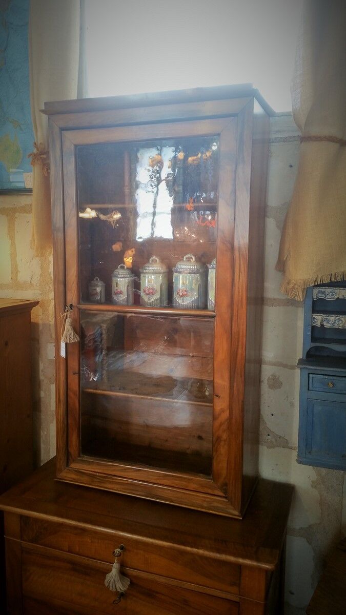 Showcase in Walnut late nineteenth