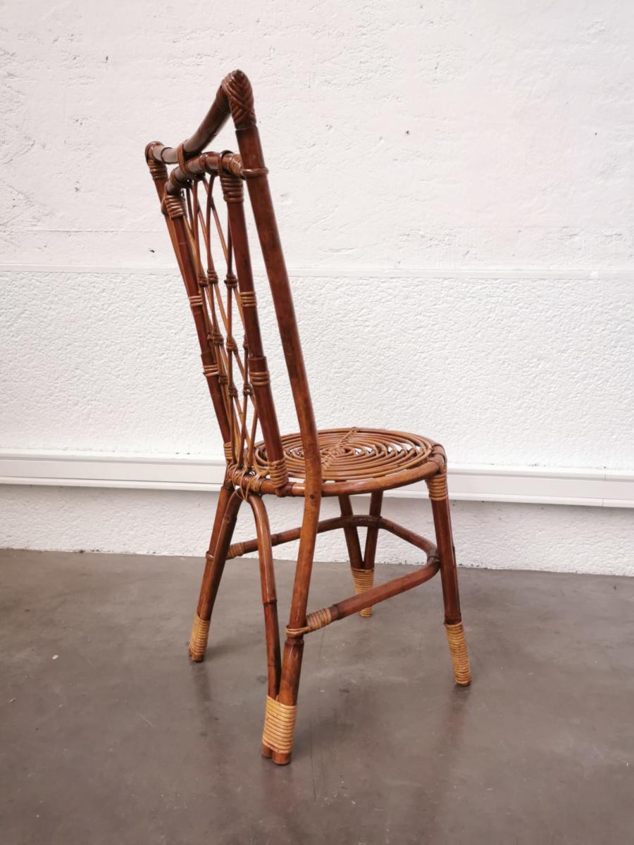 Italian rattan chair