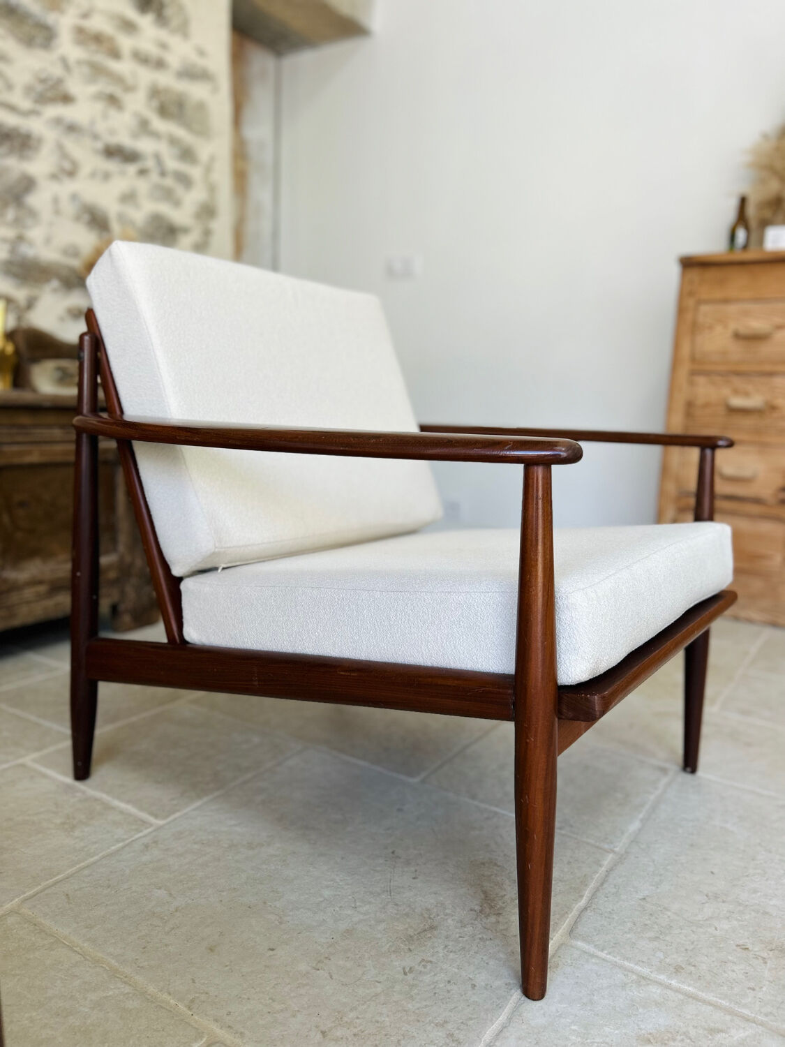 Pair of Scandinavian Grete Jalk armchairs