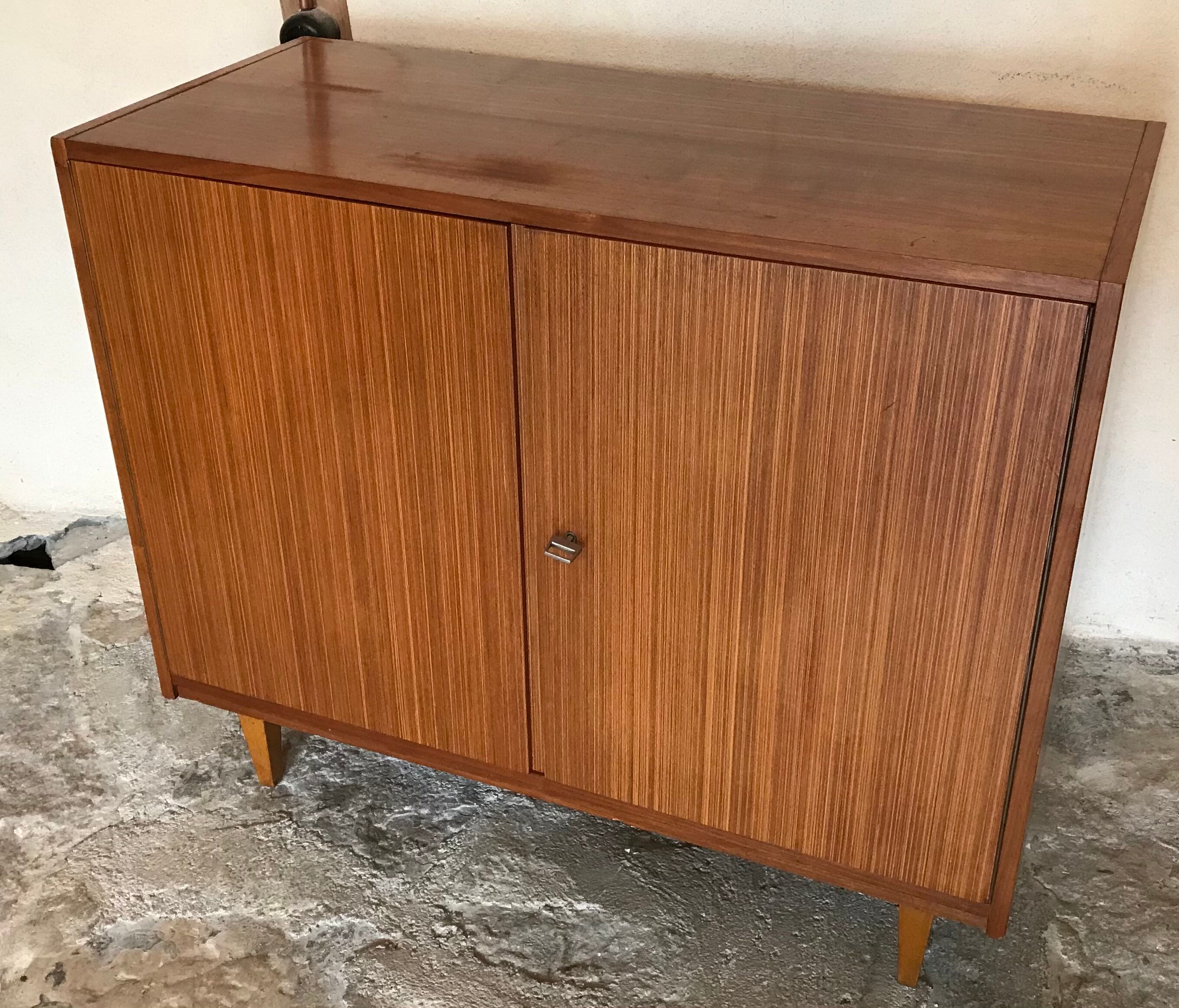 Buffet vintage storage cabinet 1980's