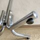 Chrome-plated metal coat rack, 1970s-1980s