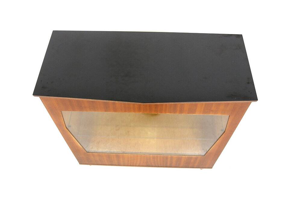 Mahogany trade counter, Sweden, 1950