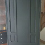 Black art deco Parisian wardrobe
