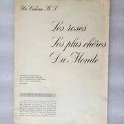 2 reproductions "Les roses les plus chères du monde"