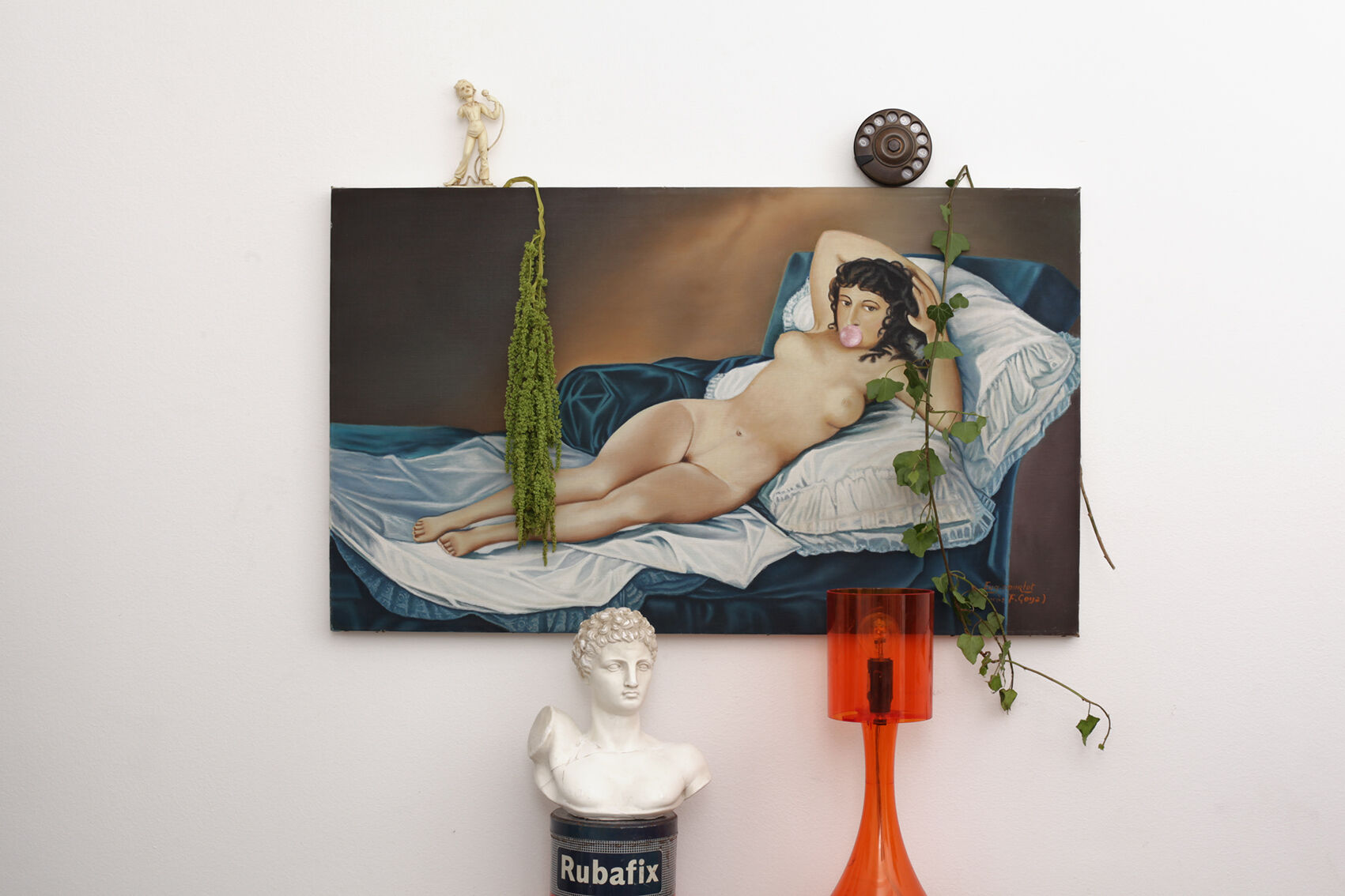 Oil on canvas Female nude