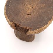 Repose tête africain en bois, années 70