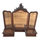 Coiffeuse miroir triptyque
