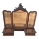 Triptych mirror dressing table