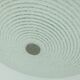 Rare large ceiling light by hillebrand 1960s textured glass blue metal fram