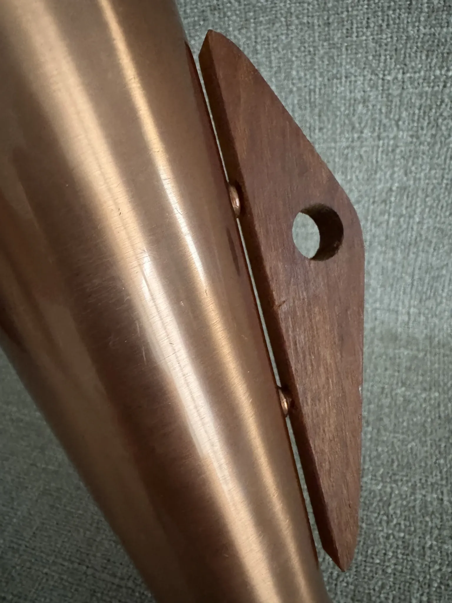 Dahlmann vase in copper, mid-century modern Scandinavian from the 50s/60s.