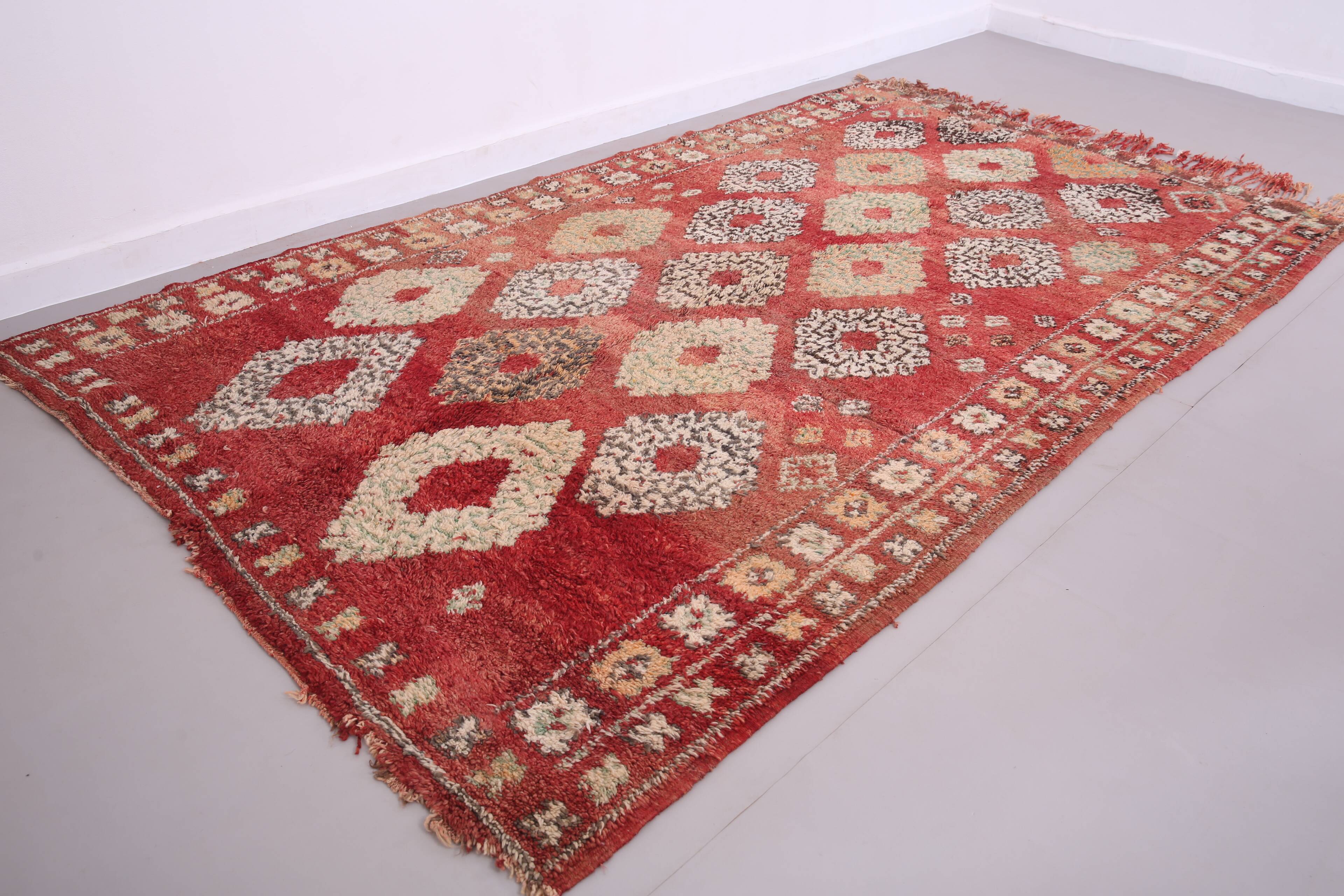 Vintage Moroccan Rug 179 x 305 cm - Berber Handmade Rug - Old Moroccan Rug