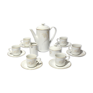 service de café en porcelaine années 1970