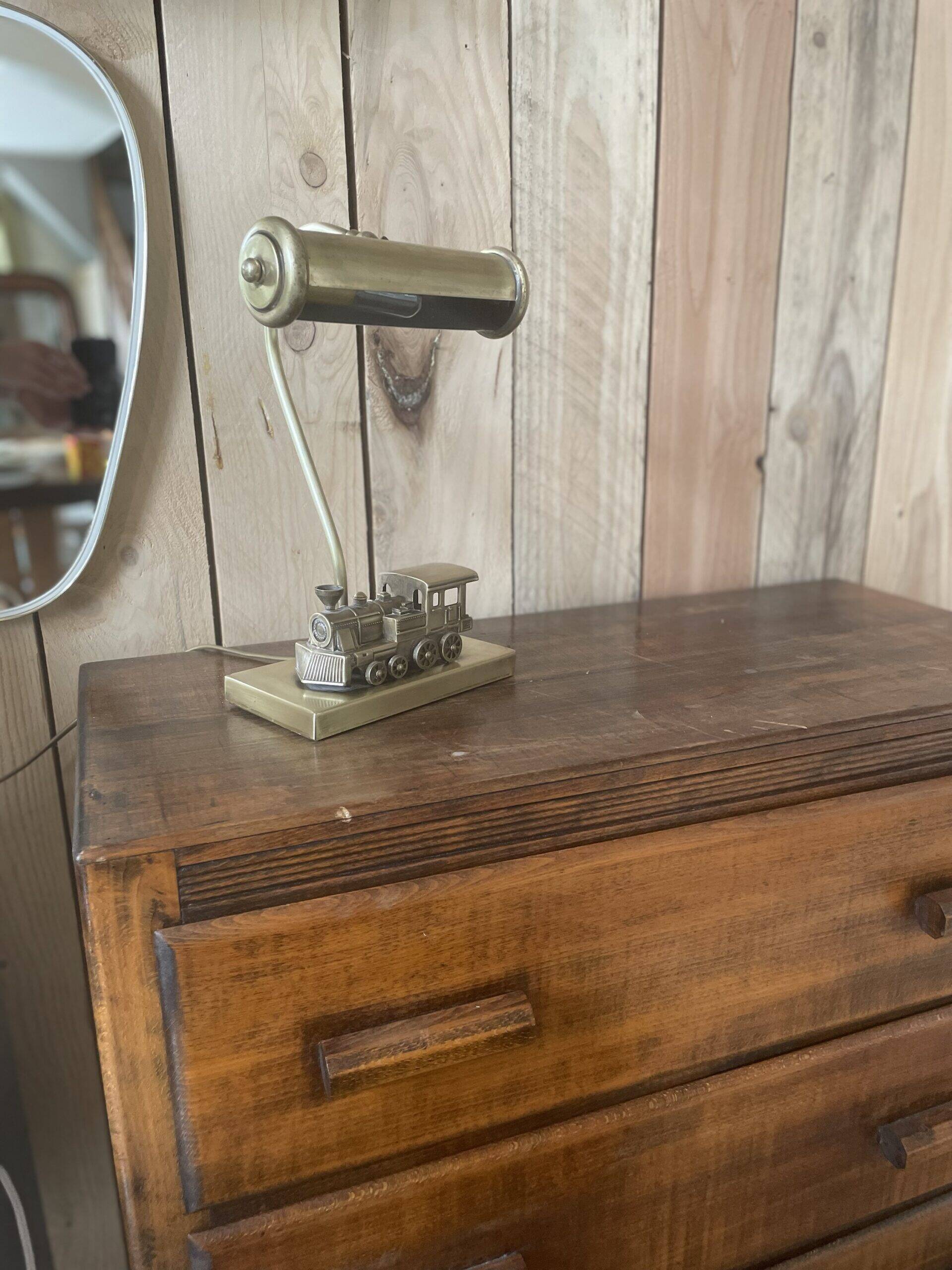 Notary lamp in brass
